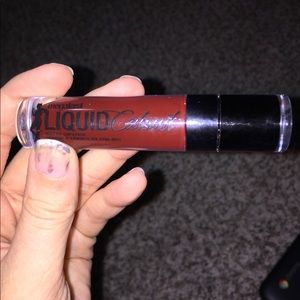 Red liquid lipstick